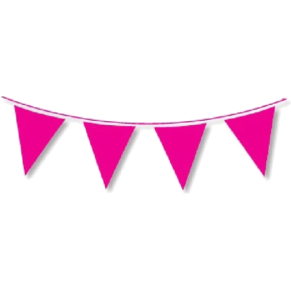 10M Regular Hot Pink Bunting