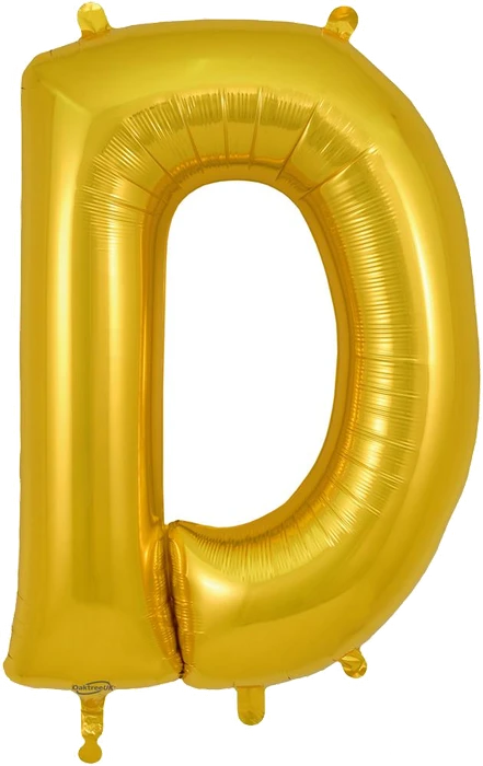 Oak Tree 34-inch letter D balloon