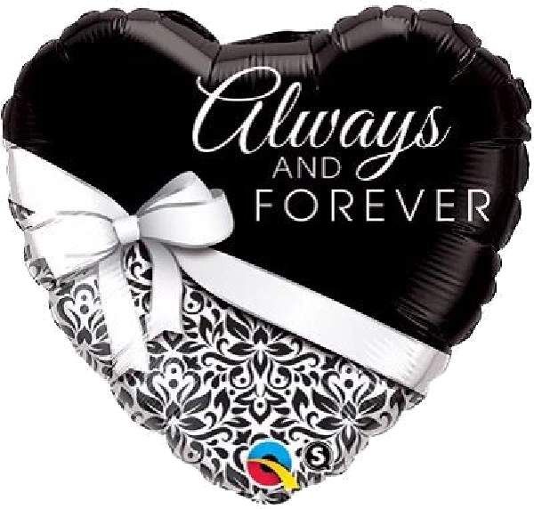 ALWAYS AND FOREVER 18IN FOIL BALLOON
