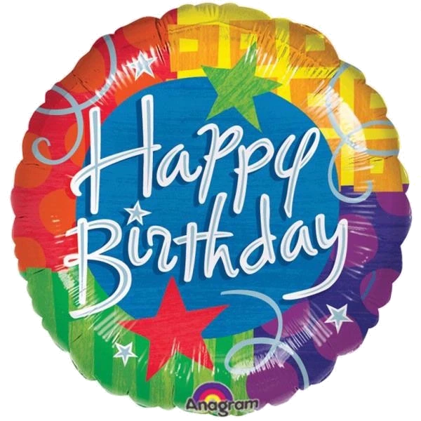 18IN BIRTHDAY BLITZ FOIL BALLOON