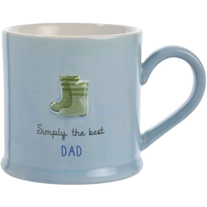 Dad Love Life Embossed Mug