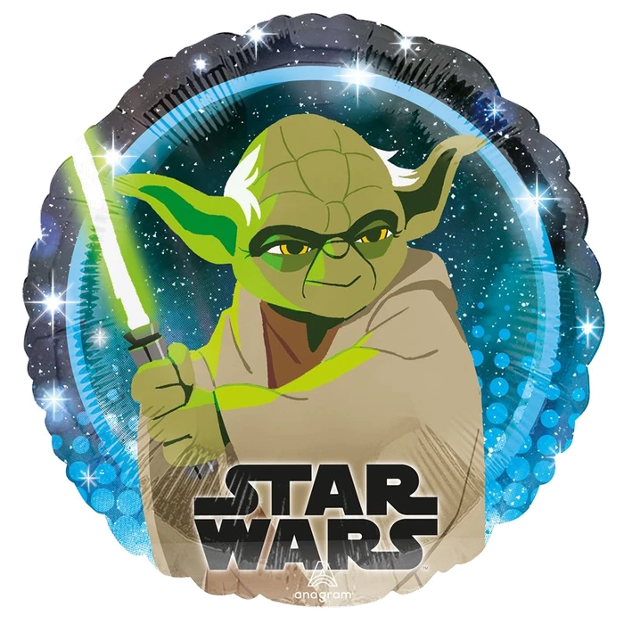 18In Starwars Galaxy Yoda Foil Balloon