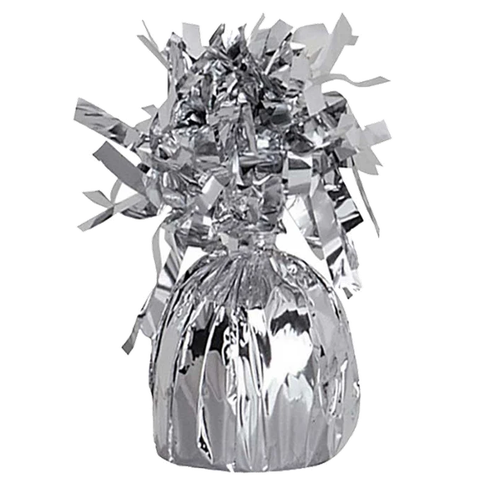 Silver Foil Balloon Weight 4
