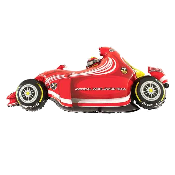 49In Speedy Red Car Jumbo Foil