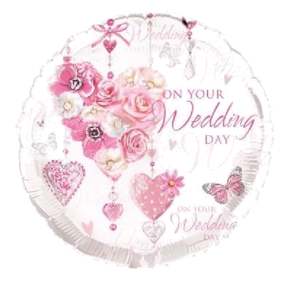 WEDDING 18IN FOIL BALLOON