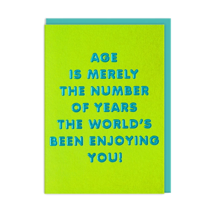 Merely the Number Greeting Card