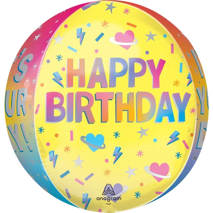 15In Solar Flare Birthday Orbz