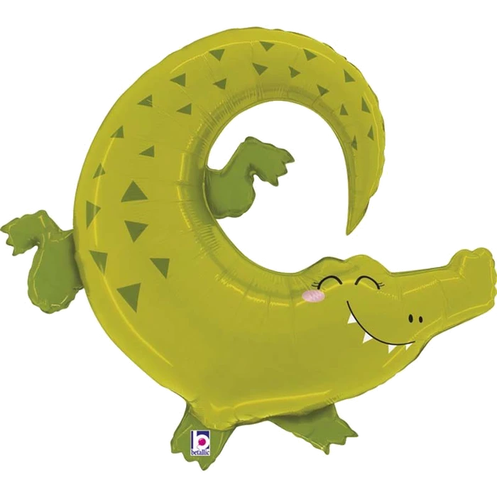 49In Jungle Alligator Foil Balloon