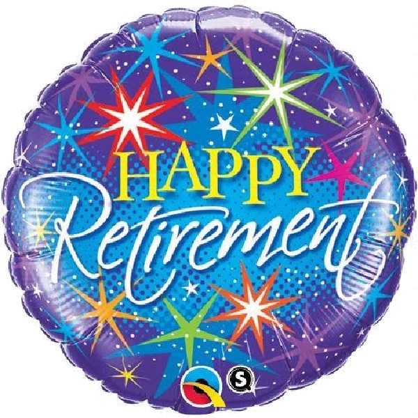 RETIREMENT 18IN FOIL BALLOON