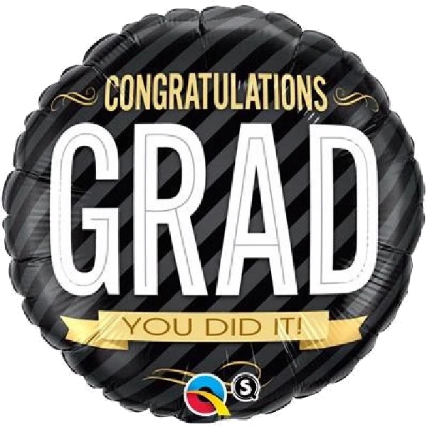 CONGRATULATIONS GRAD 18IN FOIL