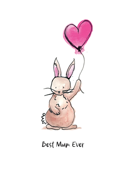 Lb/MotherS Day Bunny & Balloon