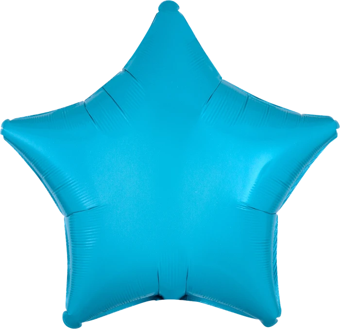 19In Caribbean Blue Star Foil