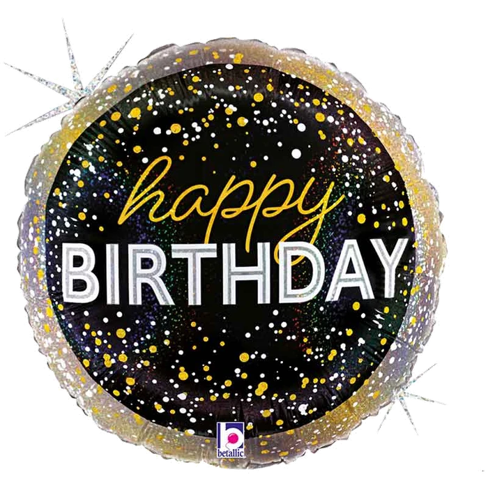 18in METALLIC BIRTHDAY PART