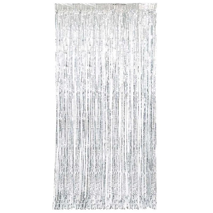 1M X 2M Silver Foil Door Curtain