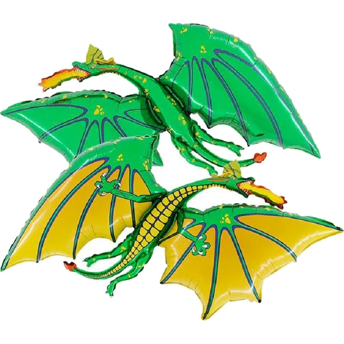 36In Green Dragon Foil Balloon