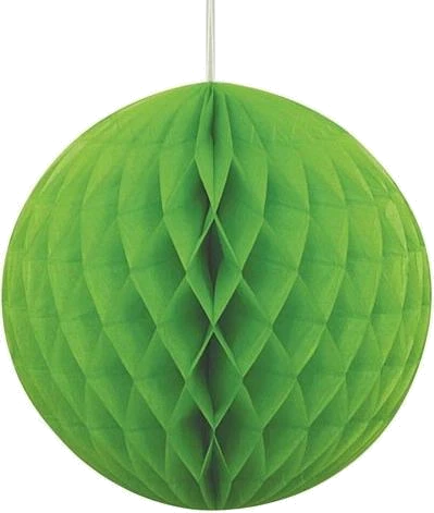 8In Lime Green Honeycomb Ball