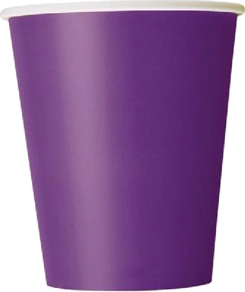 14PK 9OZ DEEP PURPLE CUPS