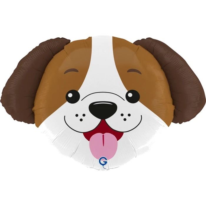 33In Dog Head Foil Balloon