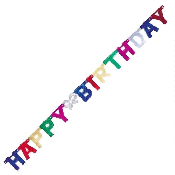 Deluxe Birthday Jointed Banner