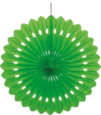 16In Lime Green Decorative Fan