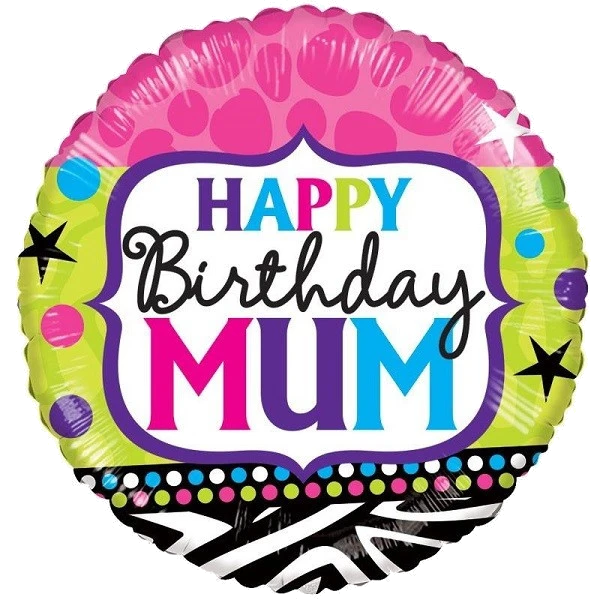 18IN HAPPY BIRTHDAY MUM FOIL