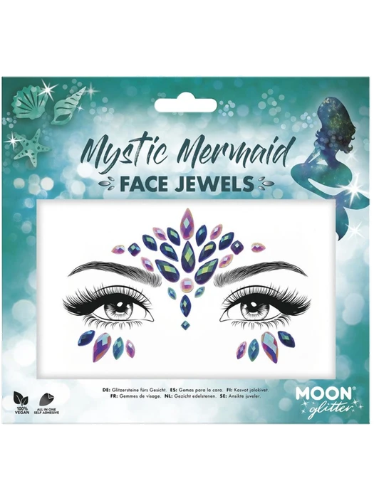 Moon Glitter Face Jewels, Mystic Mermaid