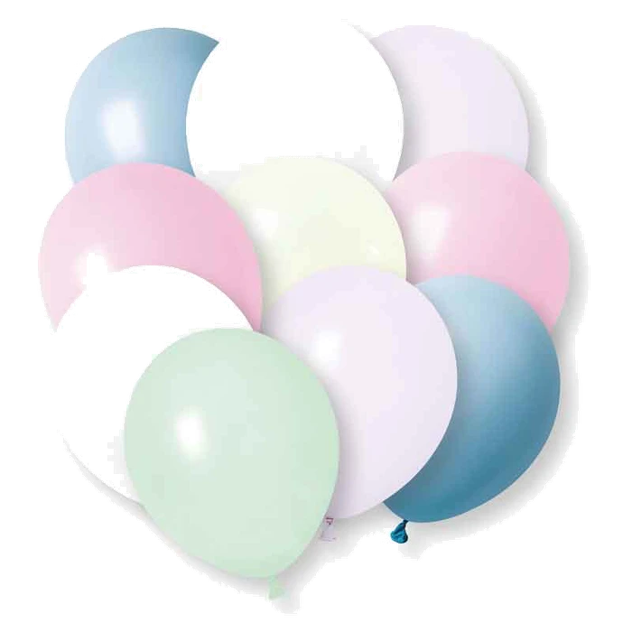 Assorted Pastel Balloons 10s